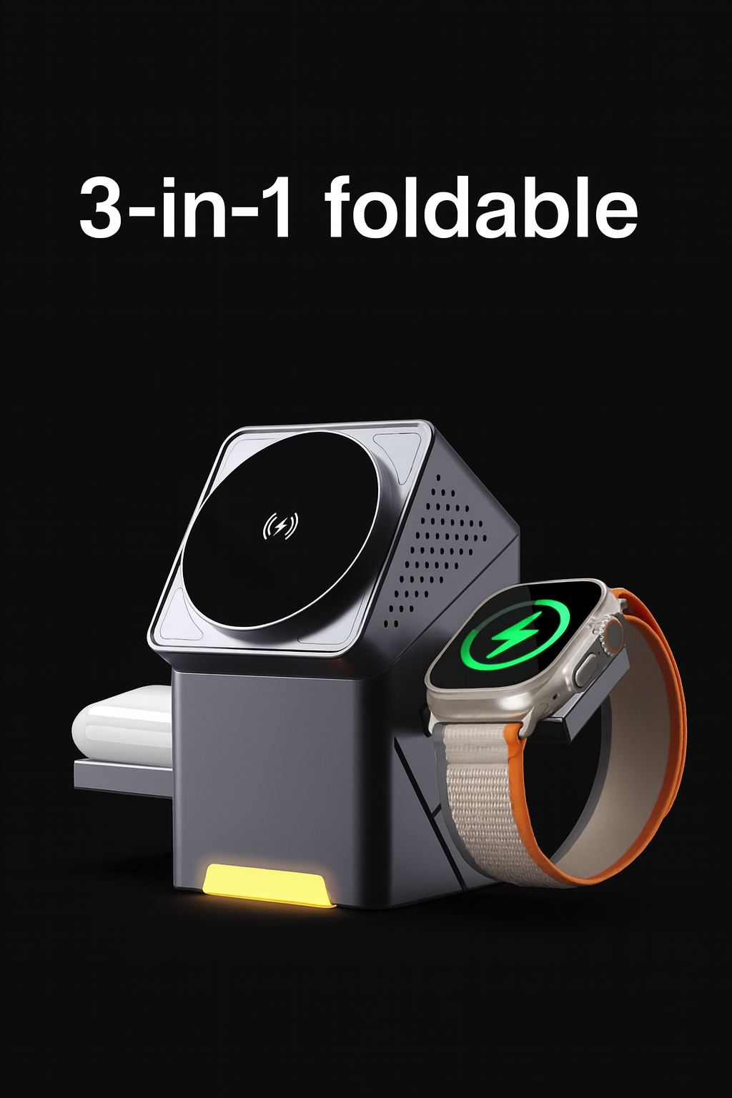 Dynasty 3-in-1 Magnetic Wireless Charger Stand